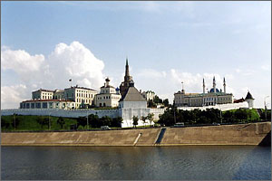 Kazan. View from Volga river